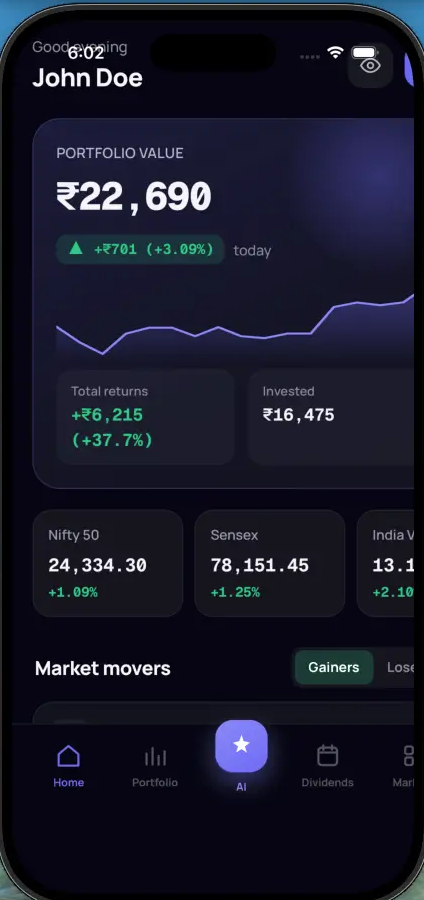 Alloqo investing app โ built by iZenesis